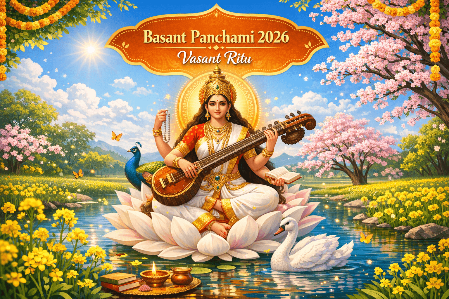 Basant Panchami 2026-A Festival of Spring, Wisdom & Renewal