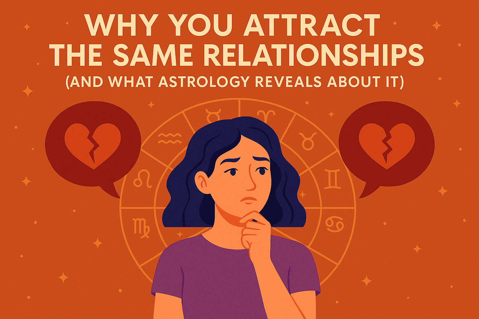 Why You Attract the Same Relationships (And What Astrology Reveals About It)