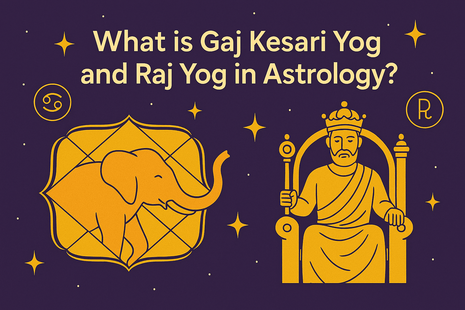 What is Gaj Kesari Yog and Raj Yog in Astrology?